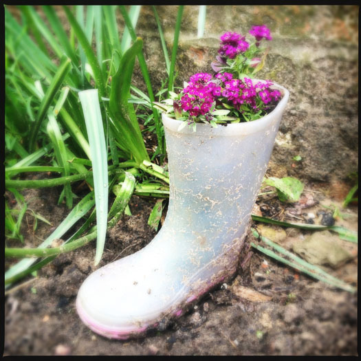 Welly planter