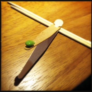 How to make a Wagamama edemame pea shooter